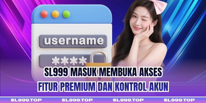 SL999 Masuk membuka akses fitur premium dan kontrol akun